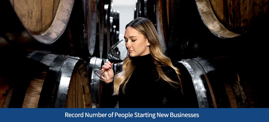 Record Number of People Starting New Businesses